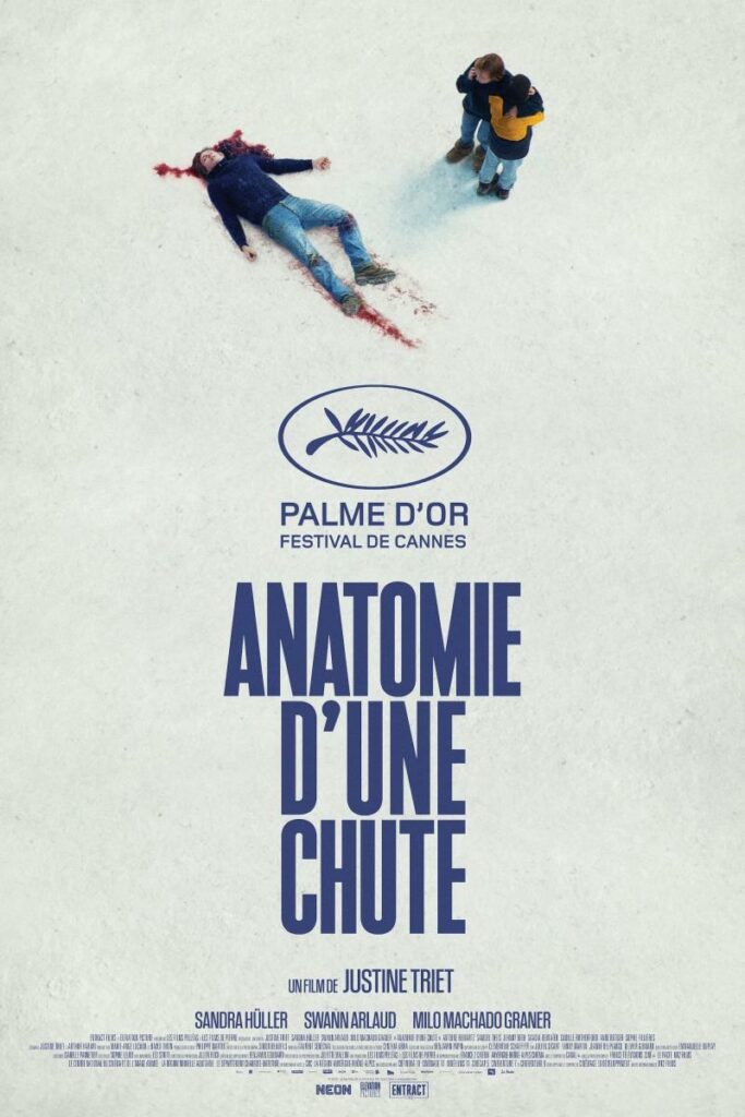 Una imagen del cartel de la película 'Anatomía de una caída'.